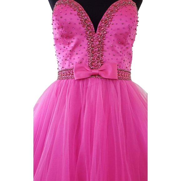 Luxury Designer Couture Evening Wedding Cocktail Runway Party Prom Gown Dress NW - Picture 3 of 16